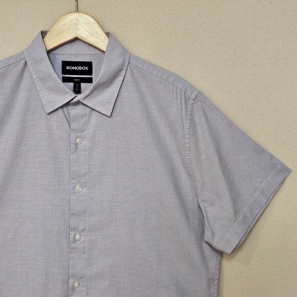 Bonobos Short Sleeve Slim Fit Button Down Reg L - Picture 1 of 6
